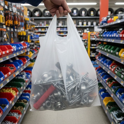 Used in hardware stores Used in hardware stores