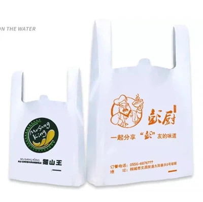 Degradable T Shirt Plastic Bag